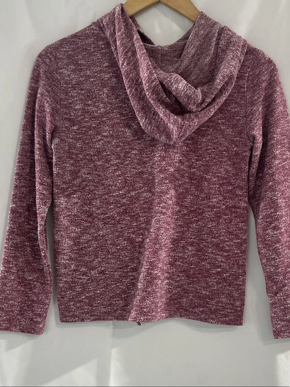 Old Navy Marled Mauve Hoodie with Front Tie
